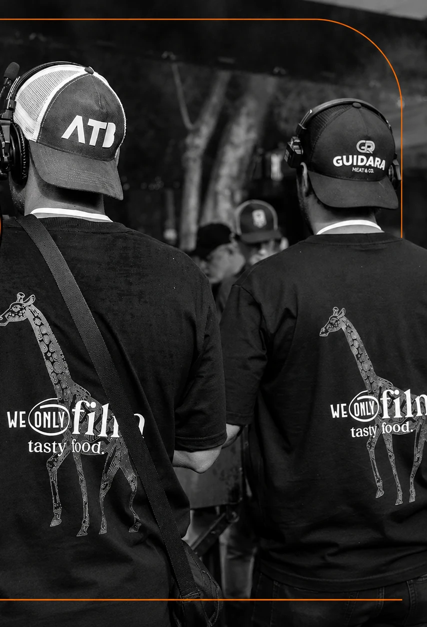 A equipe da ATB Studio em produção.