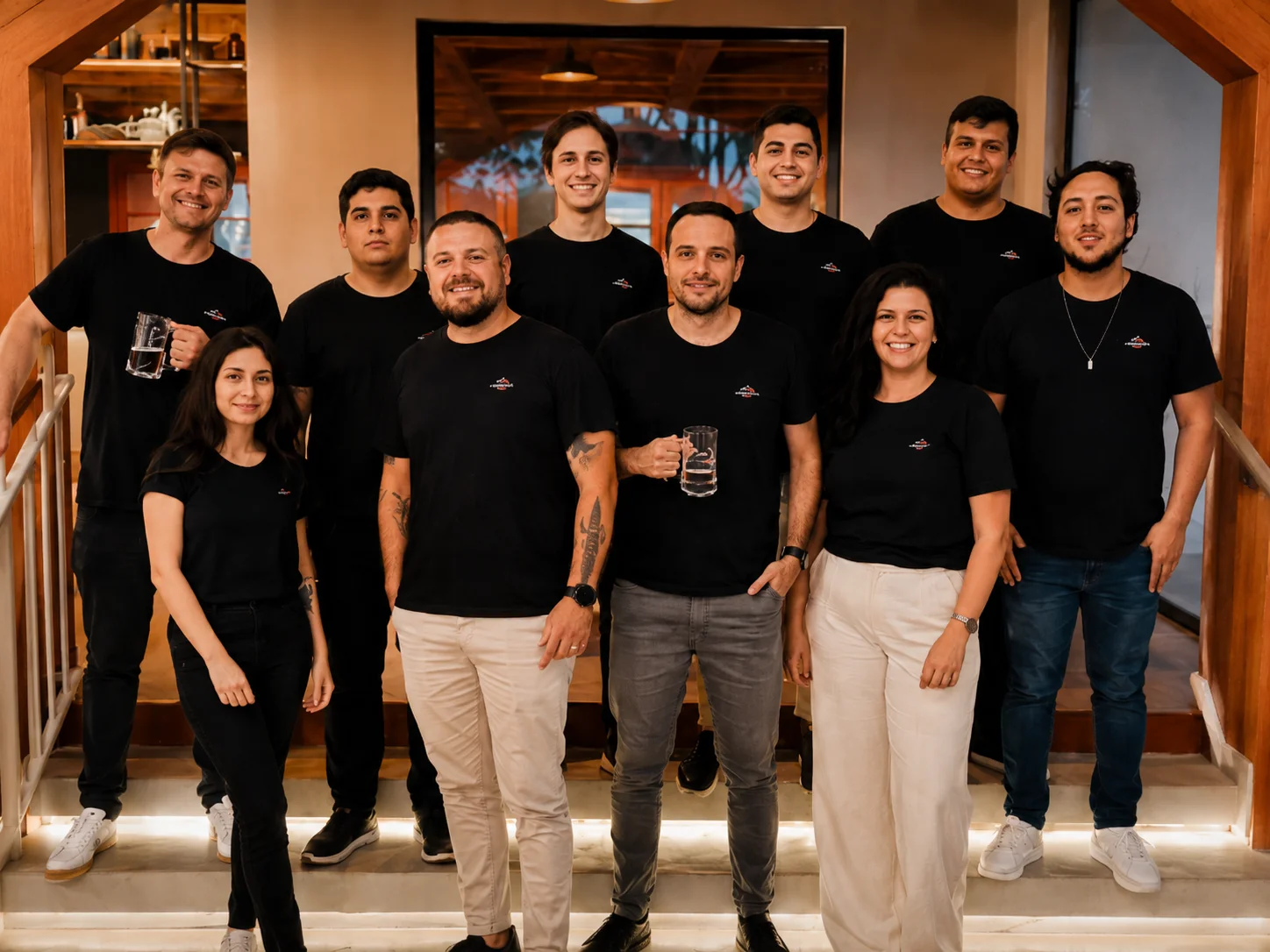 A equipe da Thruster Cargo.